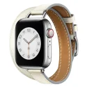 Premium Double Loop Leather Strap Apple Watch Leather Strap 38mm 40mm 42mm 44mm