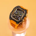 44mm Luxury Modification Kit Carbon fiber Case for Apple watch Serie 7 45mm