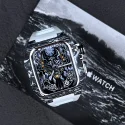 Luxury Metal Apple Watch Case Carbon Fiber