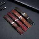 Oil Wax Leather Watch Straps 20 22Mm Leather Bands In Top Grain Genuine Leather Wriststraps For samsung galaxy watch 4 44mm str