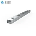 Customized Point light source upper and lower cover aluminum profiles accessories