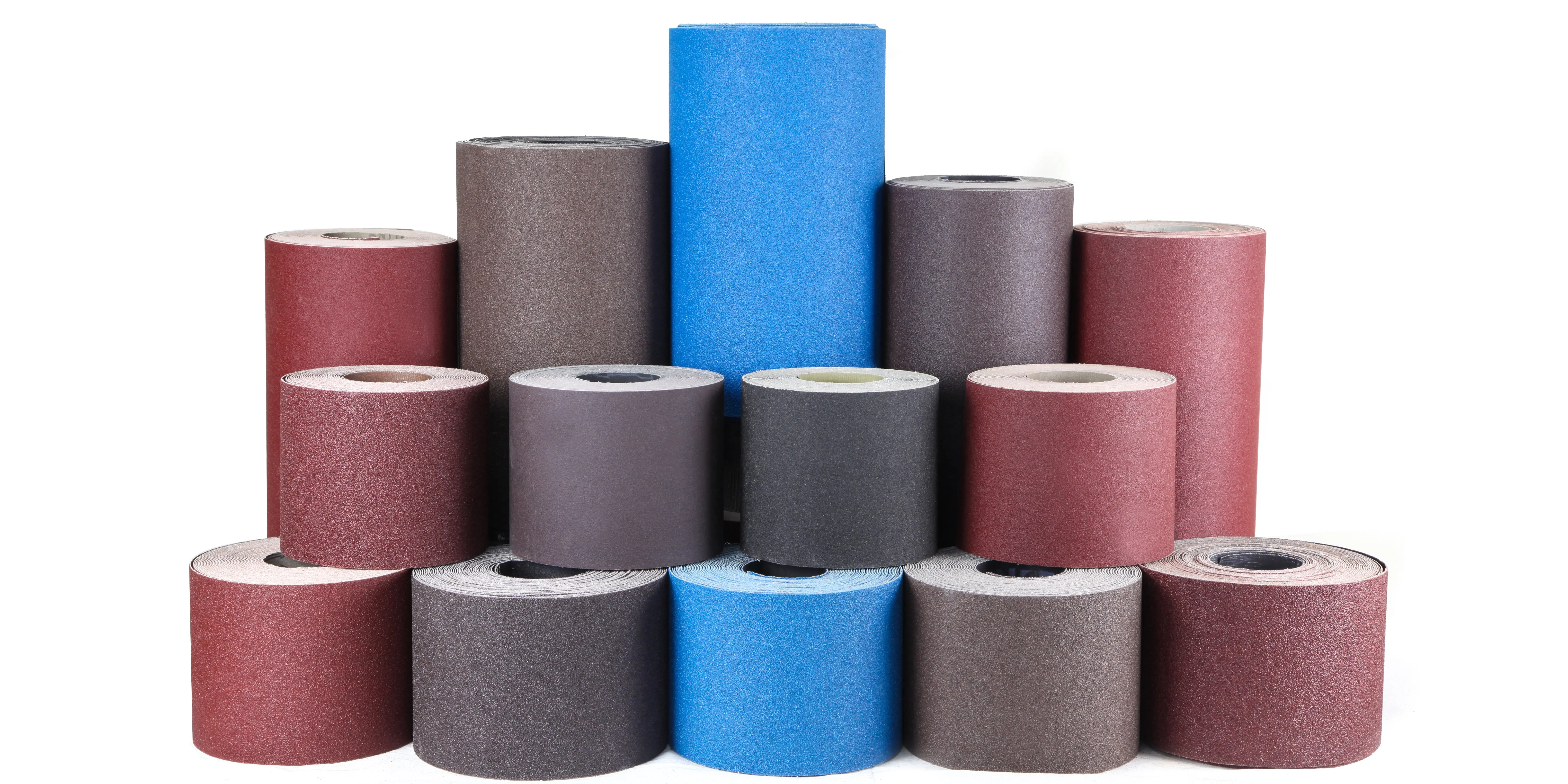 Aluminium oxide paper velcro rolls - Consiglio Abrasivi