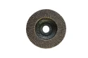 Aluminum oxide grain flap disc