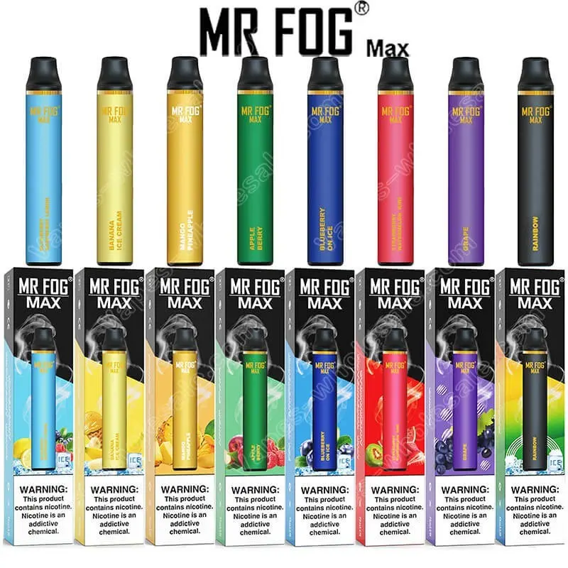 Mr Fog Max Pro all flavors