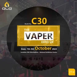 Vaper Expo UK 2022, Meet us at Booth C30!