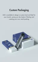 Custom Packaging ALD is available to design a custom look and feel foryour brand, saving you the hassle of finding and creating your own retail packing.