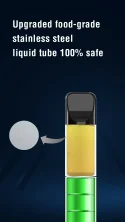 Upgraded food-grade stainless steel liquid tube 100% safe