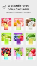 20 Delectable Flavors, Choose Your Favorite, More flavors available for customization 