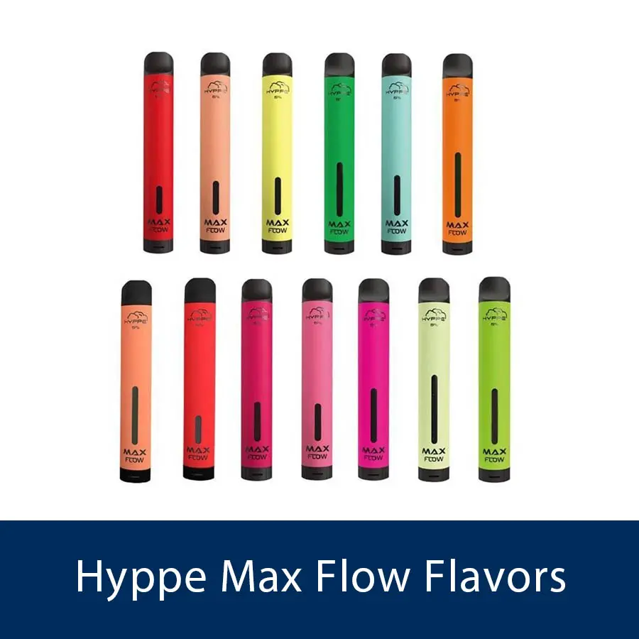 Hyppe Max Flow Flavors top