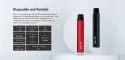 Disposable and Portable: Talos is a disposable vape with streamlined design and dedicate appearance. It is the lightweight vape you can easily carry in your pocket. Built with care in mind, Talos is designed to have child-resistant silicone lock on the bottom, which prevents your children from inhaling by accident. 