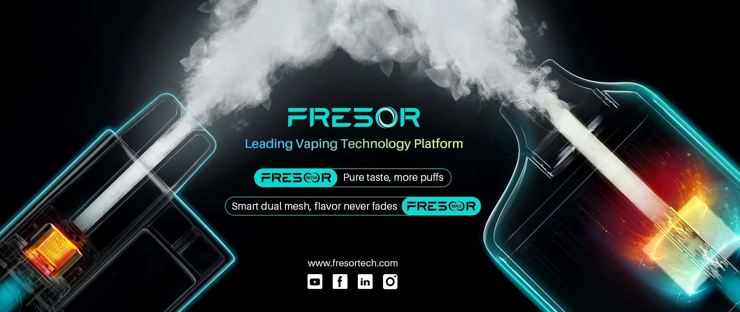 Launch of Vape technology brand - FRESOR