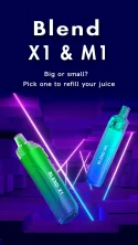 Blend X1 & M1 Big or small? Pick one to refill your juice