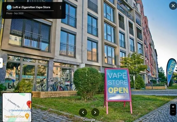 Abbildung Nr. 7 Luft-e-Zigaretten Vape Store