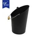 Wholesale Black Fireplace Metal Hot Ash Bucket Without Lid
