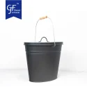 Fireplace Accessories Metal Coal Holder Iron Ash Bucket With Handle