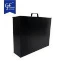 Ash Container Ash Bucket Square Ash Box with Lid Fireplace Grill Oven Wholesale Accessories2