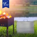 Ash Container Ash Bucket Square Ash Box with Lid Fireplace Grill Oven Wholesale Accessories7
