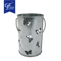 Laser Cutting Wholesale Metal Bucket With Handle For Candle Tea Light Holder3