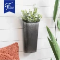 Galvanized Metal Wall Planter Vase Planters Decor for Succulents or Herbs Wholesale4