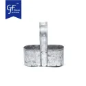 Wholesale Galvanized Salt Pepper Shakers Container With Padded Caddy1