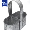 Wholesale Galvanized Salt Pepper Shakers Container With Padded Caddy3