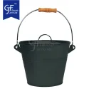 Small metal ash buckets set Ash carrier with lid, shovel and brush1