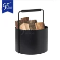 Metal Firewood Holder for Indoor and Outdoor1