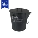 Metal Ash Bucket With Shovel Fireplace Tool Set Fireside Accessories