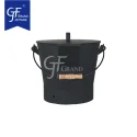 Metal Ash Bucket With Shovel And Broom Fireplace Tool Set Fireside Accessories