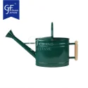 1.5 Gallon Oval Metal Watering Can Galvanized Steel Watering Pot With Removable Spray Spout Movable Upper Handle