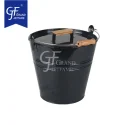 Fireplace Ash Buckets With Lid Fireside Accessories Metal Ash Container
