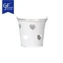Metal Bucket With Handle For Party Decoration Candle Bucket For Indoor