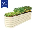 Garden Raised Garden Bed Kit Metal Planter Box for Vegetables Flowers Herbs