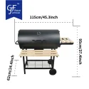 Wholesale Barbecue Ovens Charcoal BBQ Grills Heavy Duty Tool Set1