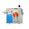 Wire Reel Winding Machine Mirco Coil Tie Automatic Meansuring Cutting Rolling Cable Rewinding Machine