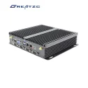 ZC-G52-ITX67U Lower Power High Quality Dual LAN Fanless Industrial PC Onboard 6th Gen I3 I5 I7 CPU With 6 COM Ports