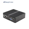 ZC-G4125DL Fanless Design Small Size Mini PC J4125 CPU With Dual LAN Ports Support 4K Display