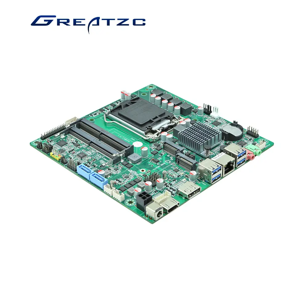 Zc Itxh410dc H410 Chipset Thin Mini Itx Motherboard Lga1200 Support