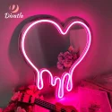 Neon Mirror With Led Light