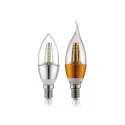 Forest Lighting LED Bulb Candelabra Base LED Chandelier Light Bulbs Dimmable, Flame Tip Candelabra LED Bulbs