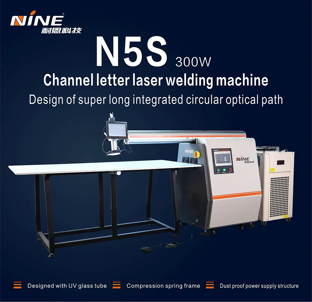Channel letter laser welding machine