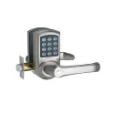 Electronic door lock keypad card keys satin nickel finish E010-10-AKY