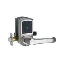 Electronic door lock touchscreen card keys satin nickel finish E010-10-CKY