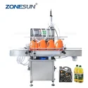ZS-VTDP40 Automatic Big Flow Edible Oil Liquid Bottle Filling Machine