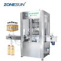 ZS-VTMP80D Automatic Juice Milk Liquid Filling Machine With Dust Cover