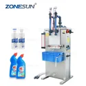 ZS-YTCR2 Semi-Automatic Pesticide Corrosive Liquid Bottle Filling Machine