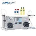 ZS-YTPP2 Semi-Automatic 2 Heads Liquid Peristaltic Pump Filling Machine