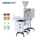 Automatic Rotary Paste Gel Hand Sanitizer Rotor Pump Filling Machine
