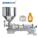 Semi-Automatic Paste Honey Ointment Piston Filling Machine