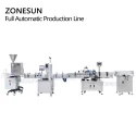 Automatic paste filling capping labeling machine